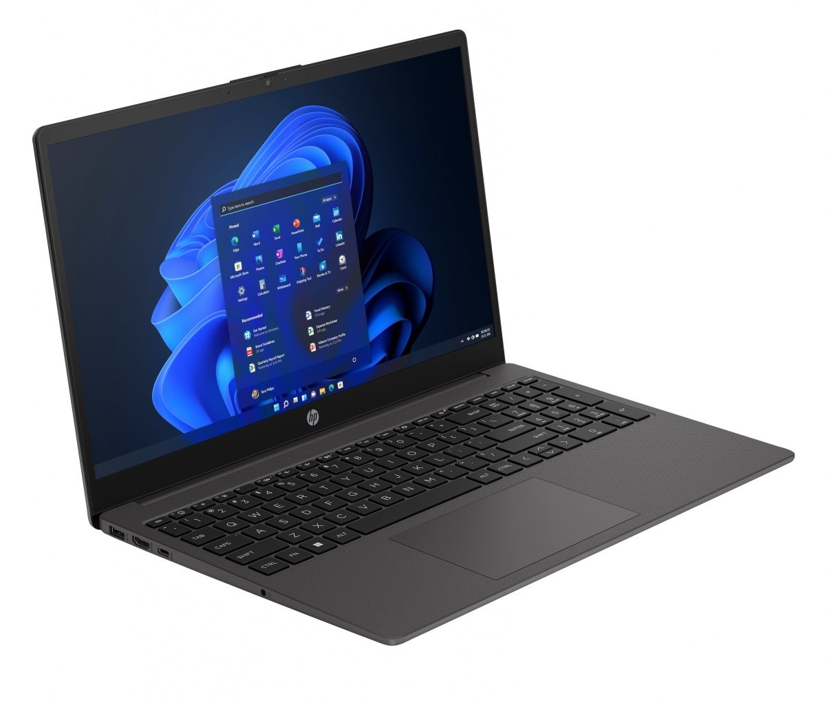 HP 255 15.6 inch G10 Notebook PC AMD Ryzen™ 3 7330U Ordinador portàtil 39,6 cm (15.6") Full HD 8 GB DDR4-SDRAM 256 GB Dispositiu d'estat sòlid (SSD) Wi-Fi 6 (802.11ax) Windows 11 Home Gris, Negre