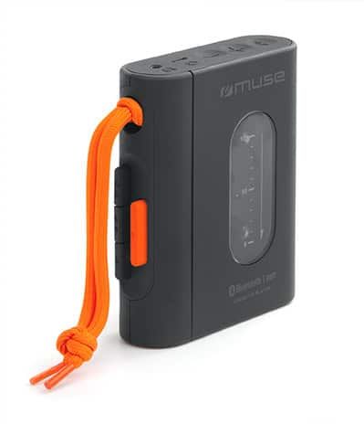 Muse M-132 WM Reproductor de cassets portàtil Negre, Taronja