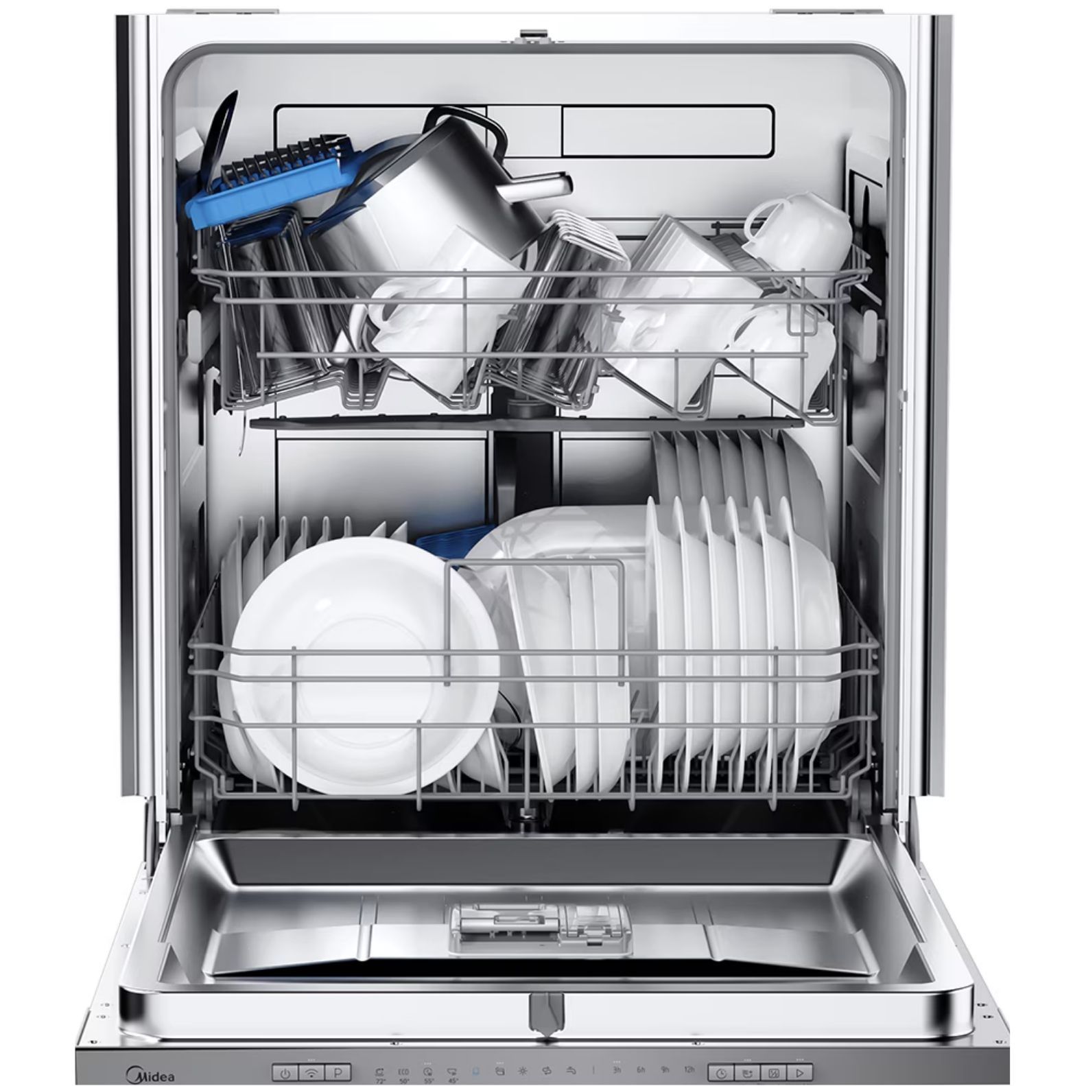 Midea MDWPB1303LS-W lavavajillas Completamente integrado 13 cubiertos