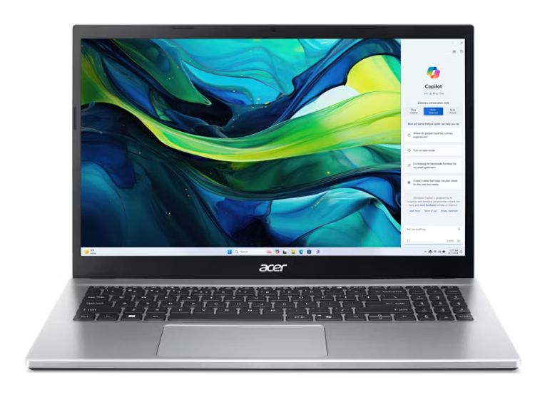 Acer Aspire Go 15 AG15-42P-R8FN AMD Ryzen™ 5 5625U Portátil 39,6 cm (15.6") Full HD 8 GB DDR4-SDRAM 512 GB SSD Wi-Fi 6 (802.11ax) Windows 11 Home Plata