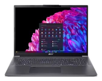 Acer Aspire 16 Intel Core Ultra 7 155U Ordinador portàtil 40,6 cm (16") 2K 16 GB LPDDR5x-SDRAM 1 TB Dispositiu d'estat sòlid (SSD) Wi-Fi 6 (802.11ax) Windows 11 Home Àcer inoxidable