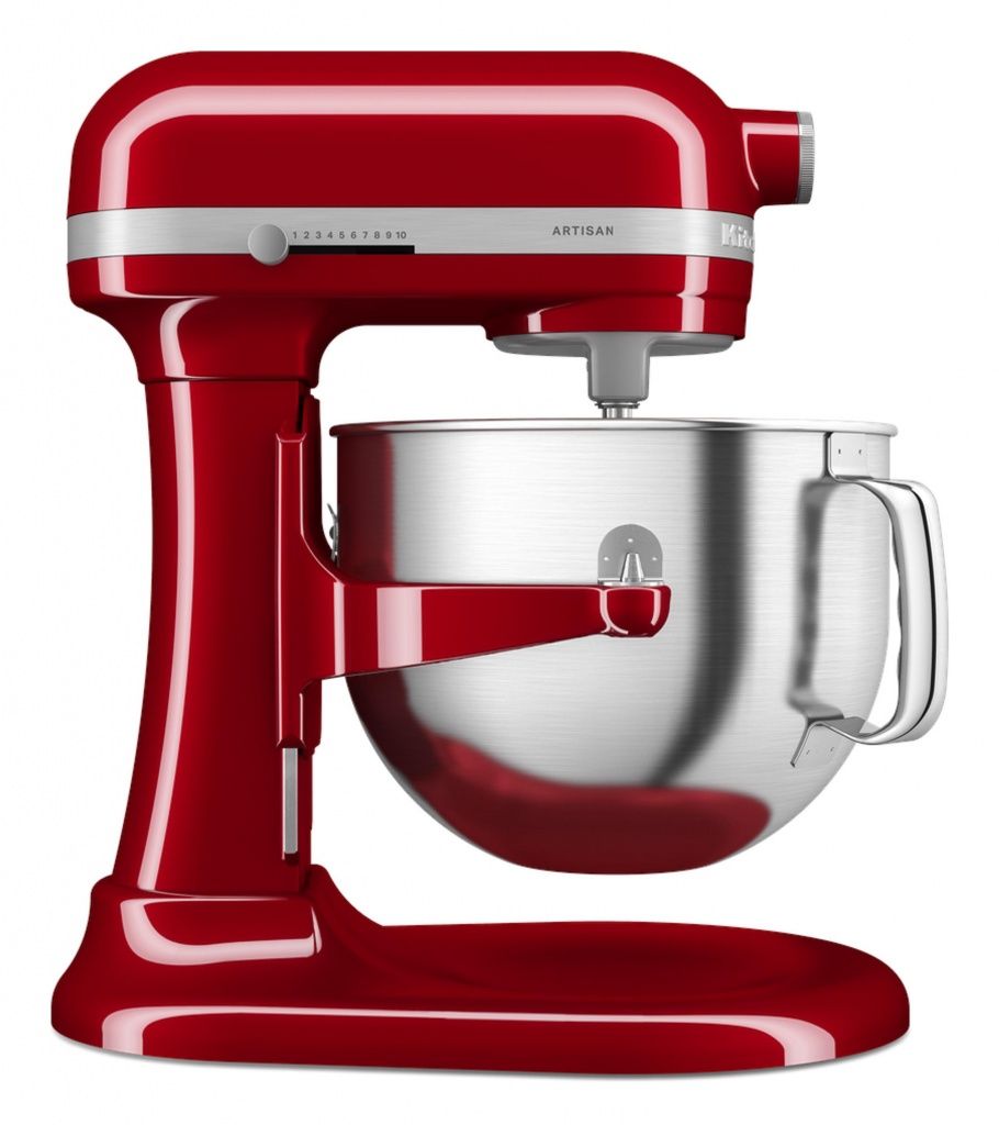 KitchenAid 5KSM70SHXEER Batidora de varillas 375 W Gris, Rojo, Acero inoxidable