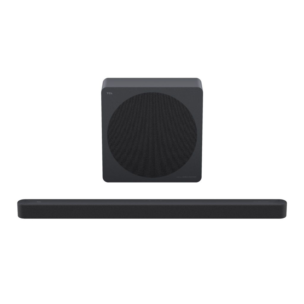 Barra de sonido TCL 3.1.2 canales Audio by Bang & Olufsen Dolby Atmos con subwoofer inalámbrico A65K