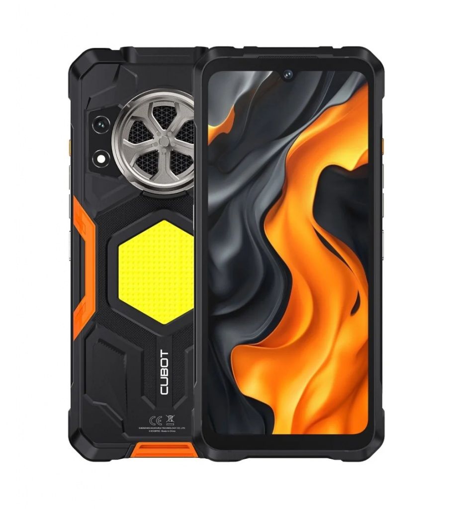Cubot KK Power 5 17,5 cm (6.88") SIM doble Android 15 4G USB Tipo C 6 GB 128 GB 15300 mAh Negro, Naranja