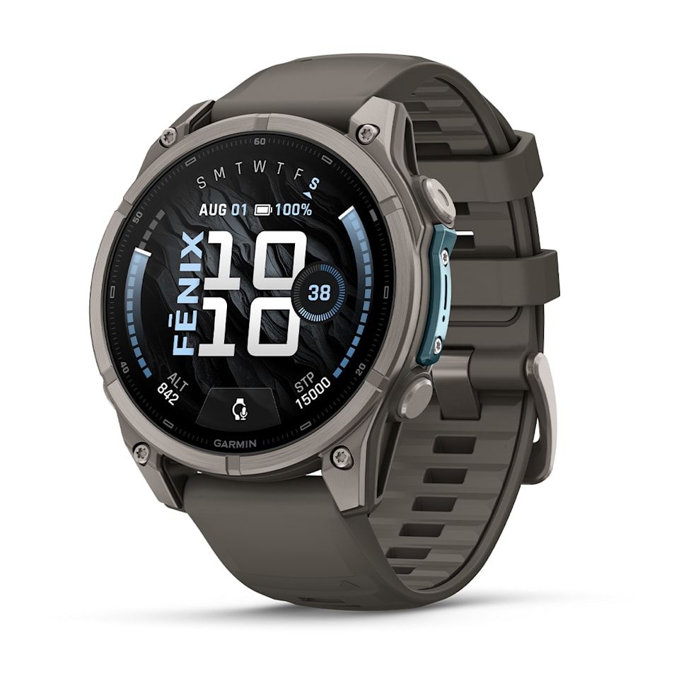 Garmin fēnix 9 3,56 cm (1.4") AMOLED 47 mm Digital 454 x 454 Pixeles Pantalla táctil Titanio Wifi GPS (satélite)