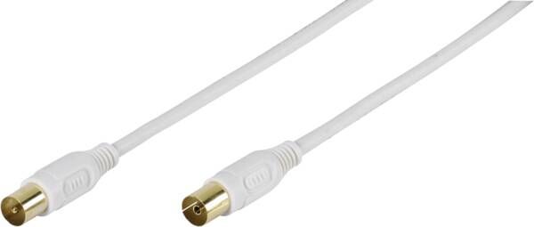 Vivanco VVACABMF150GW cable coaxial 1,5 m Blanc