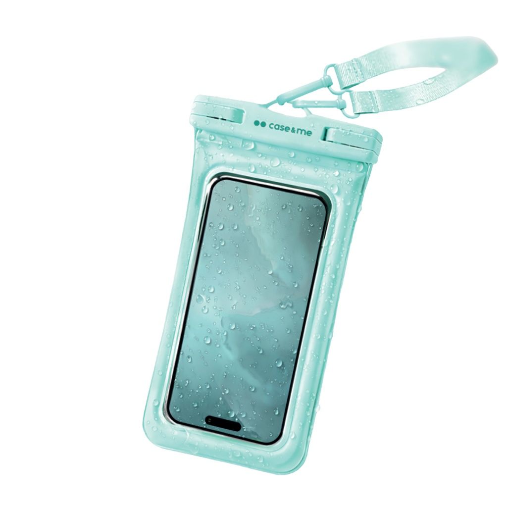 Case & Me CMWATERFLOATAQG funda per a telèfon mòbil 18,3 cm (7.2") Estoig tipus bossa Color menta