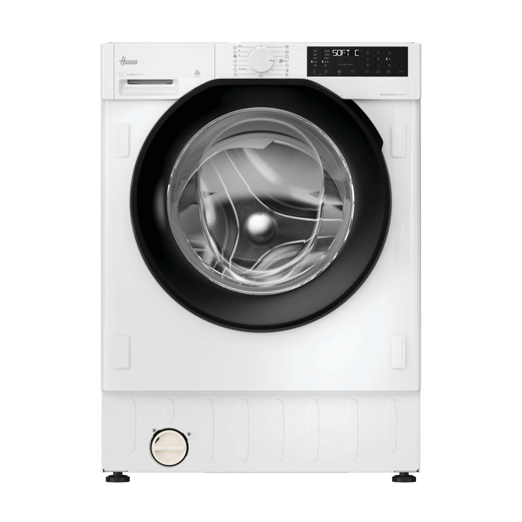 Hoover BH4S696M6DB9-S rentadora-assecadora Integrat De càrrega frontal Blanc D