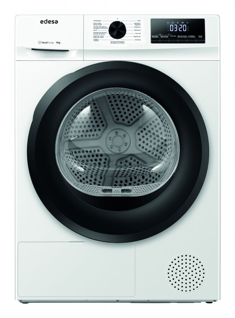 Edesa ESP-9150 WH Assecador de roba Dempeus De càrrega frontal 9 kg Blanc