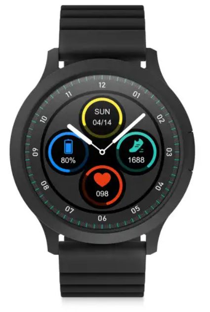 Ksix Smartwatch Elite, Pantalla AMOLED 1.43", Autonomía 7 días, IP67, Modo deporte y salud, Llamadas, Plateado