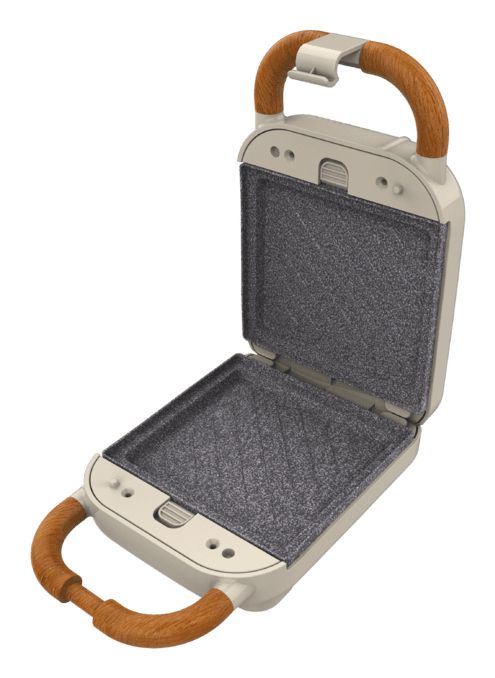Cecotec Rock'nToast Retro One sandwichera 700 W Beige