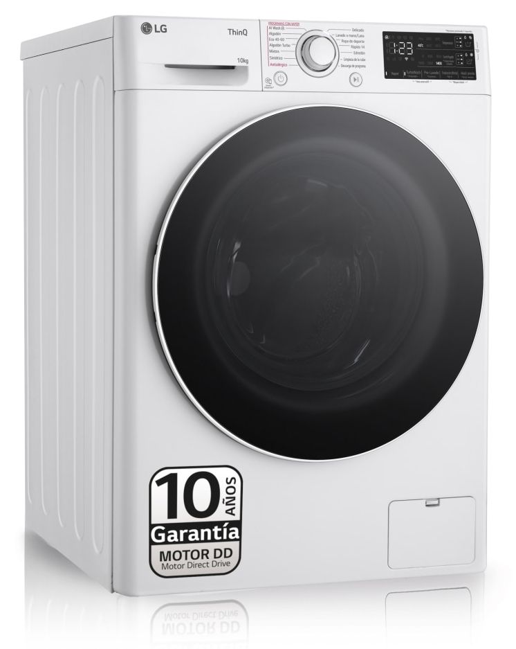 LG F4WR5510A0W Rentadora De càrrega frontal 10 kg 1400 RPM Blanc