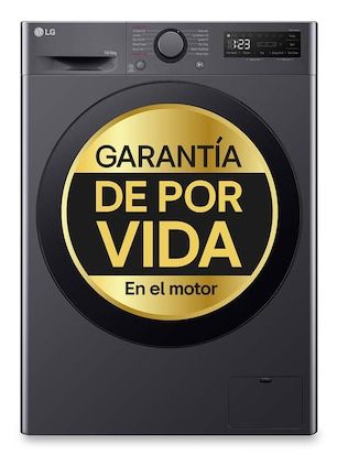 LG F4DR6010AGM rentadora-assecadora Dempeus De càrrega frontal Negre D
