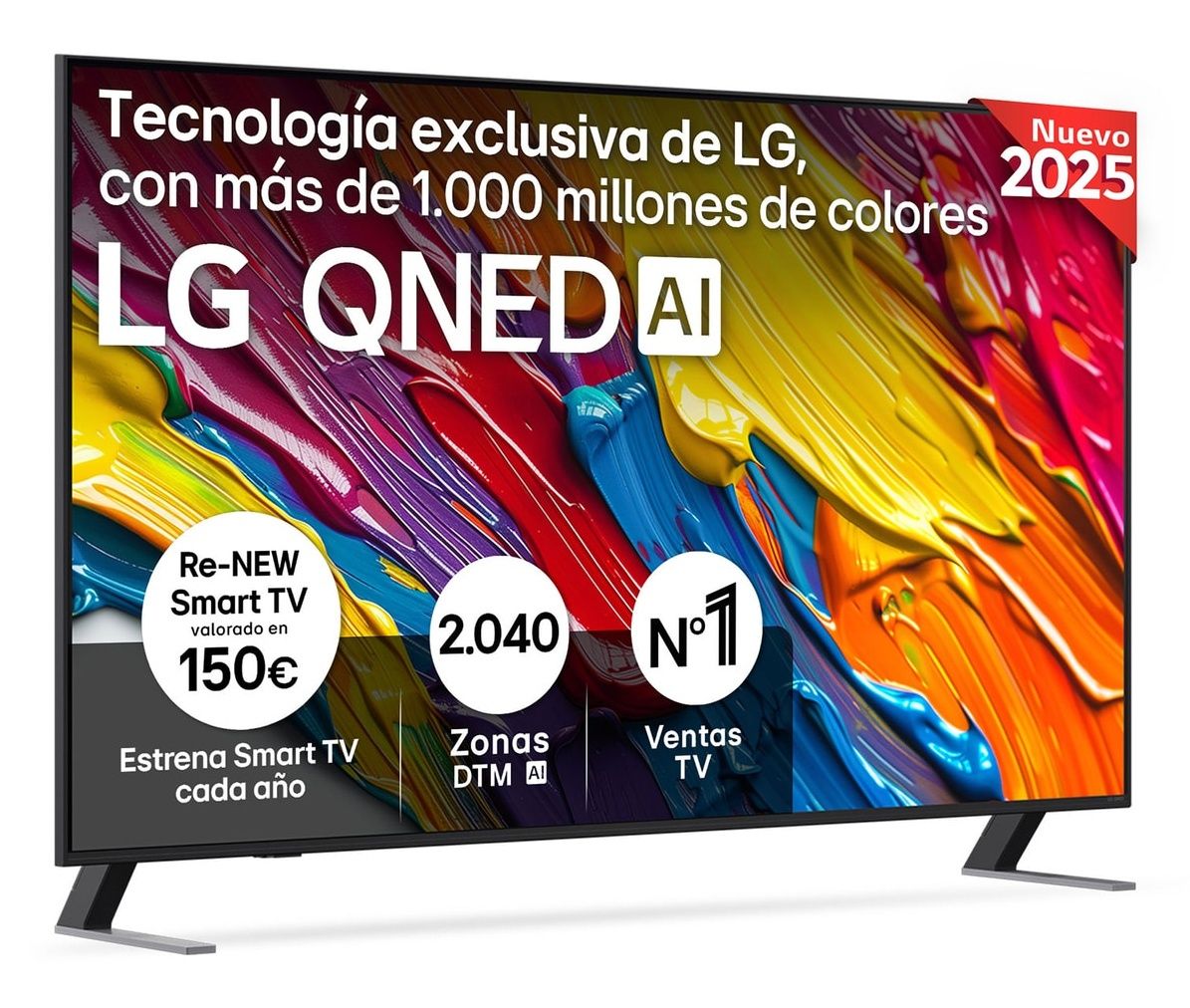 LG QNED AI 65QNED84A6C 165,1 cm (65") 4K Ultra HD Smart TV Wi-Fi Negre