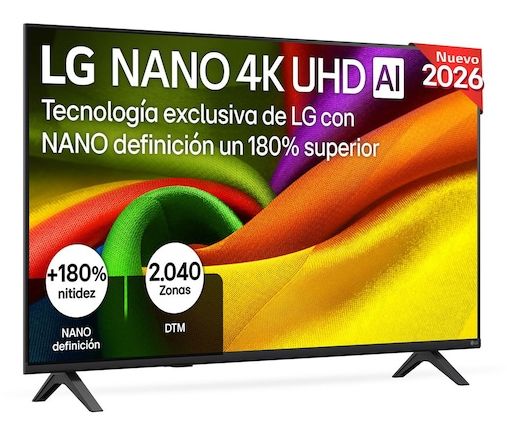 LG NANO 4K UHD AI 75NU850B6LA Televisor 190,5 cm (75") 4K Ultra HD Smart TV Wifi Negro