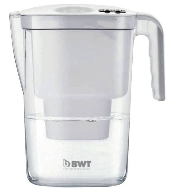 BWT Vida Filtro de agua para jarra 2,6 L Transparente, Blanco