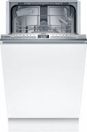 Bosch Serie 4, Lavavajillas totalmente integrable, 45 cm, Puerta deslizante, SPH4EKX17E