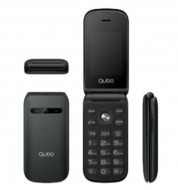 Teléfono móvil Qubo X-209, Pantalla TFT LCD de 2,4'', 32 MB, bluetooth, Radio FM, Doble SIM, Negro.