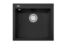 Fregadero Frecan Quadra 560 Inset / Encastre, Granit Blanco Milk, Inset / Encastre, 560 x 500