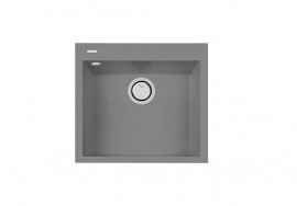 Fregadero Frecan Quadra 560 Inset / Encastre, MetalQuartz Gris Titanium, Inset / Encastre, 560 x 500