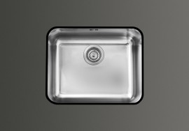 Fregadero Frecan CUBETA ONIX 50X40X18 BM R65, Acero Inox., Bajo Marmol, 500 x 400