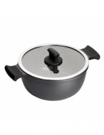 Olla Inoxibar 18169, absolut black 32cm tapa crist