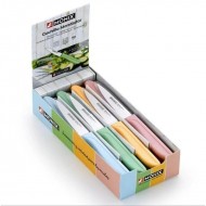 Set cuchillo mondador Monix M219900, 24uds, colors