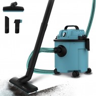 Cecotec Conga Rockstar Wet & Dry Compact Garden Plus 16 L Aspiradora de tambor Seca y húmeda 1200 W Bolsa para el polvo